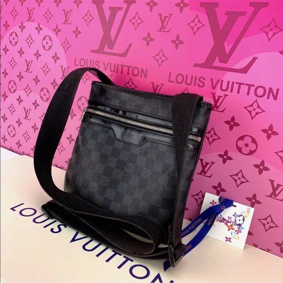 Authentic Louis Vuitton Thomas Damier Graphite Crossbody PM RI3173 France Bag - Picture 9 of 12